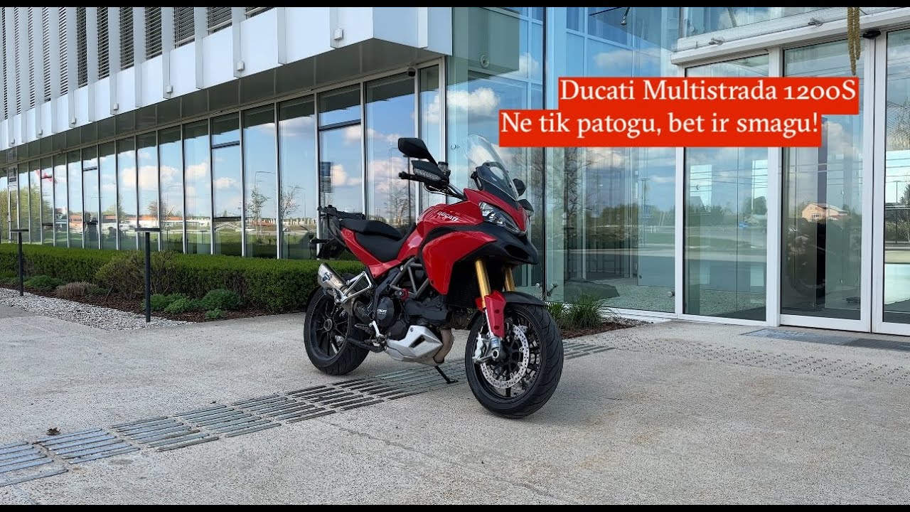 Linelis Ride S02E06. Motociklo Ducati Multistrada 1200S apžvalga. Ne tik patogu, bet ir labai smagu.
