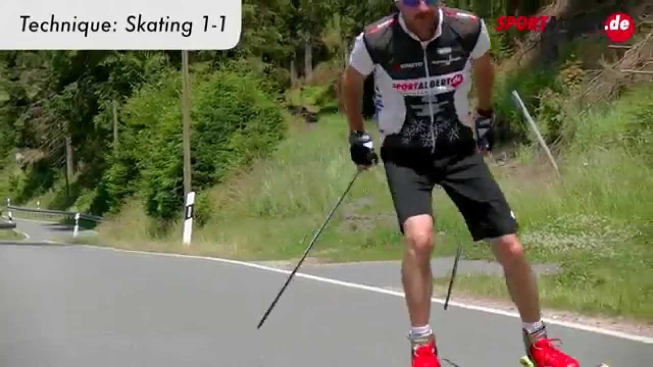 Roller Skiing Cross Skating Skike Technique Skating 1 1 by www.sportalbert.de