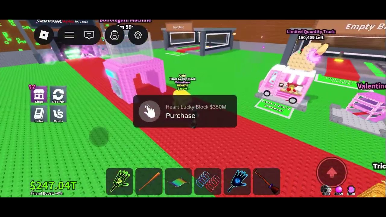 Playing steal a brainrot update