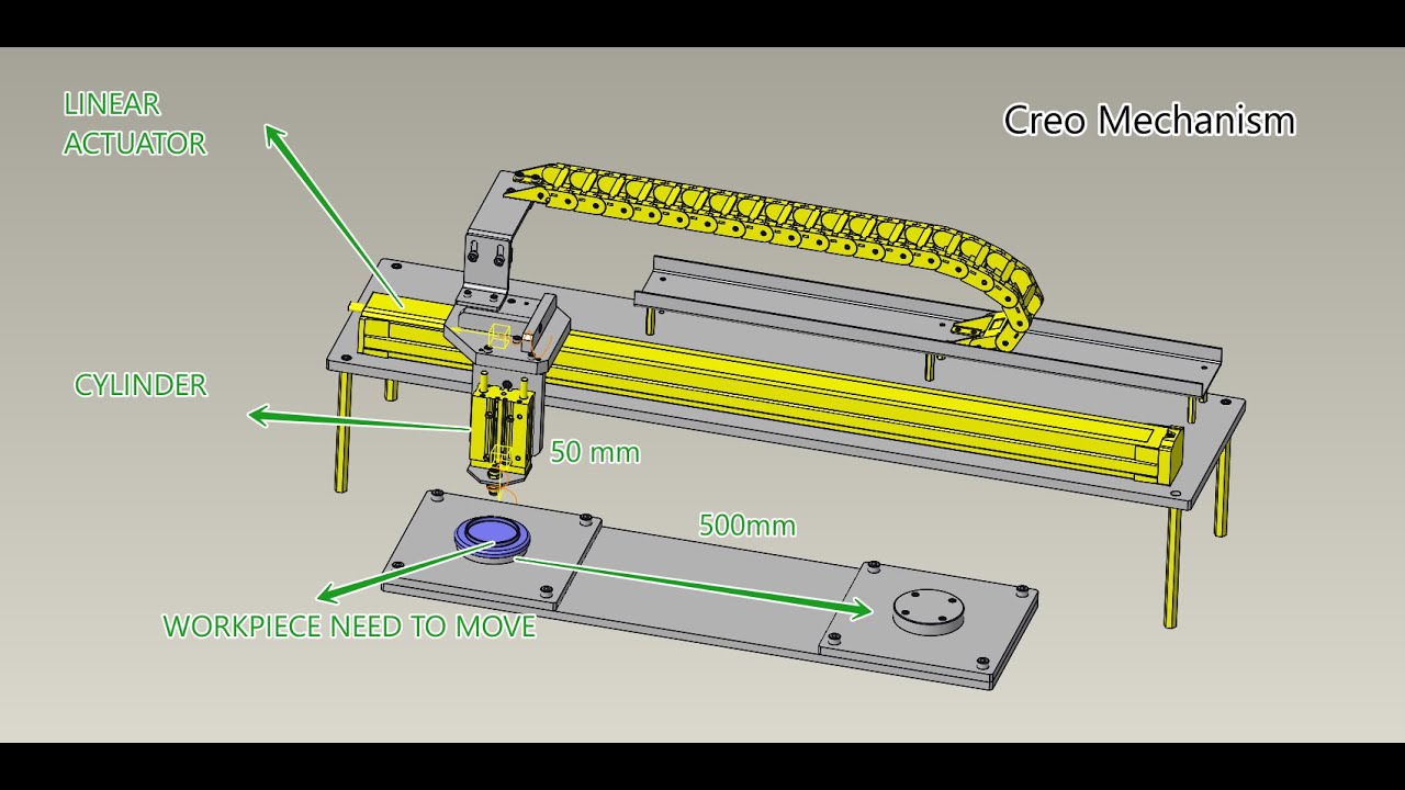 ⚡ Pick and place mechanism in PTC Creo Mechanism, How to Mange Servo drives in Mechanism