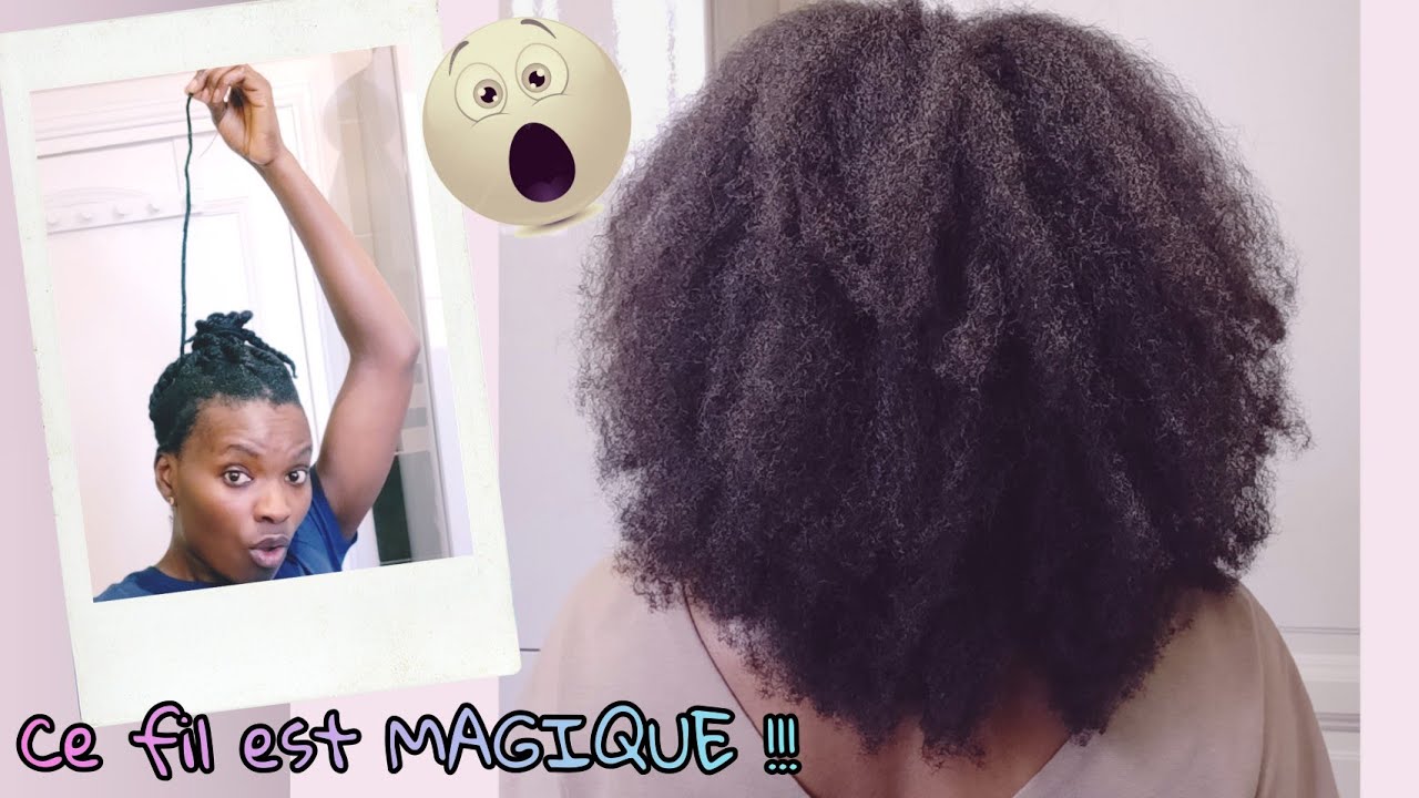 🇨🇮21• TRESSES AU FIL ANANGO - comment étirer ses cheveux crépus sans chaleur -  Valèh Té