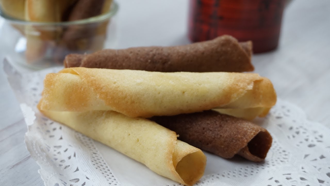 Cigarros de galleta/Barquillo Ruso🔸 MUY FÁCIL / El Rincón de Belén