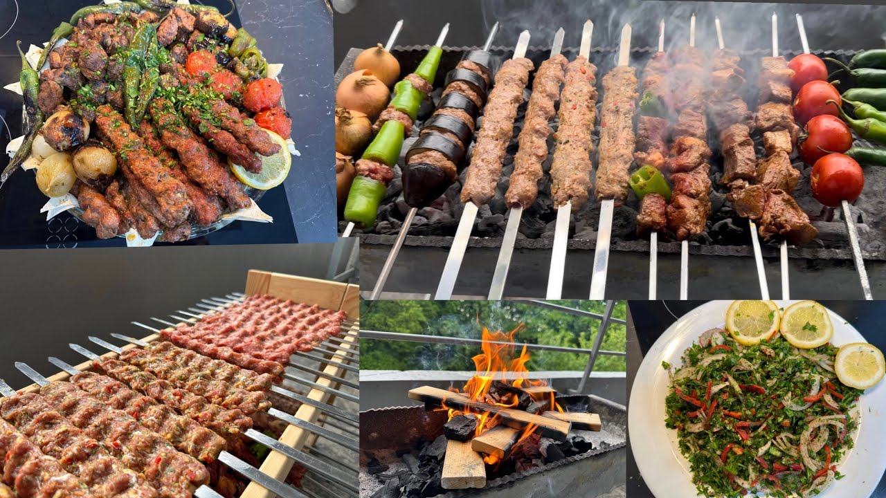 طريقة تشفاية فخد الخاروف وتخضير لحمة المشاوي منا مع التتبيلة  فيديو مشاوي كامل