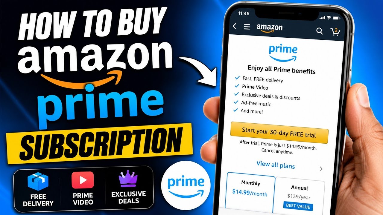 How  To Buy Amazon Prime/ Prime Video Subscription -2026