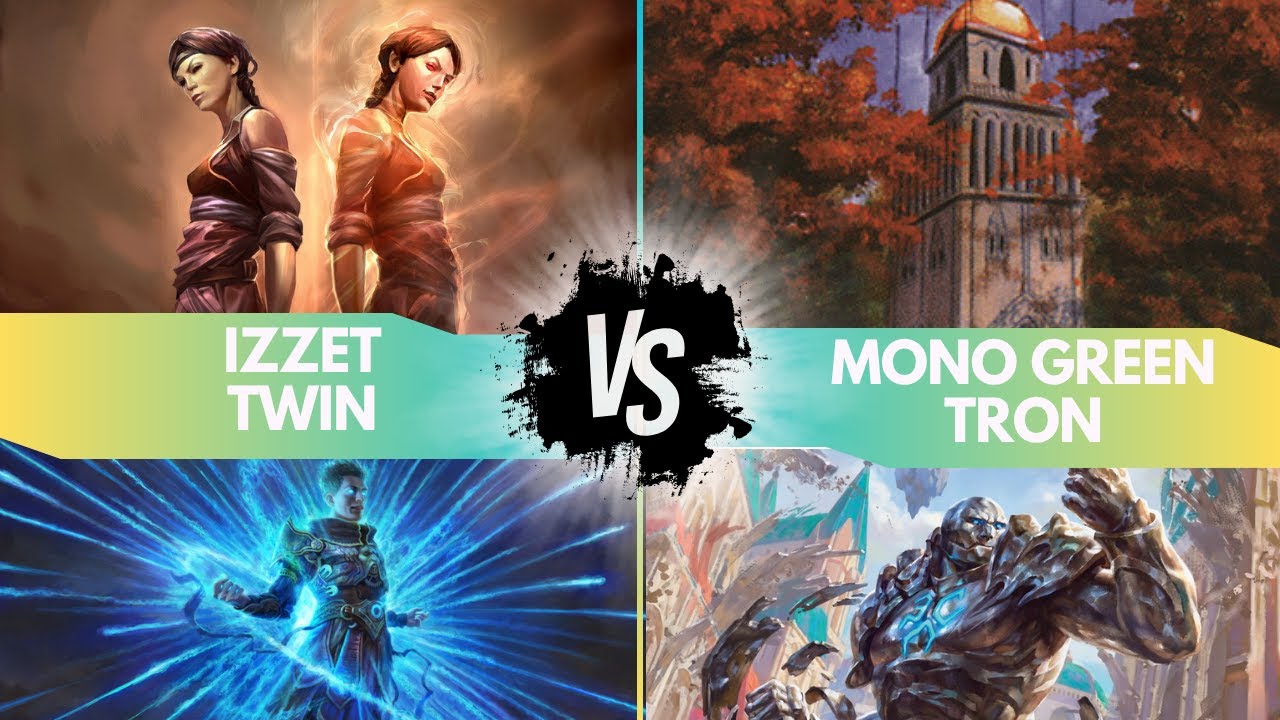 Splinter Twin vs Mono Green Tron | Modern Paper Gameplay