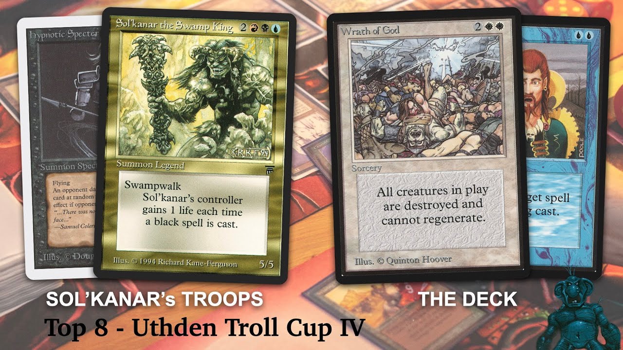 Sol'Kanar's Troops (BUR) vs The Deck (UWb), Top 8 Uthden Troll Cup IV | OS MTG 93/94 | 633