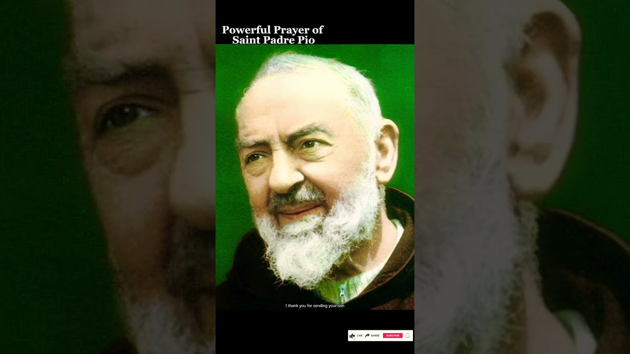 Saint Padre Pio Prayer| God's Short Message