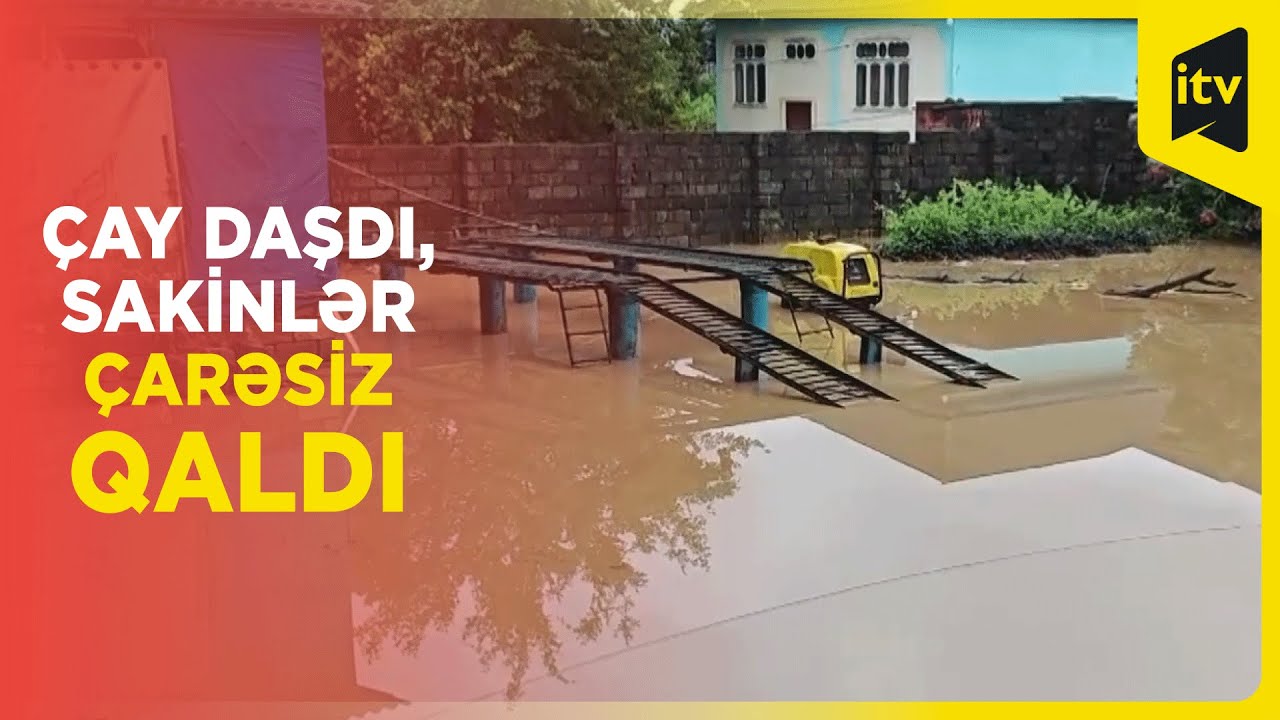 Cənub zonasına yağan yağışlar selə səbəb oldu