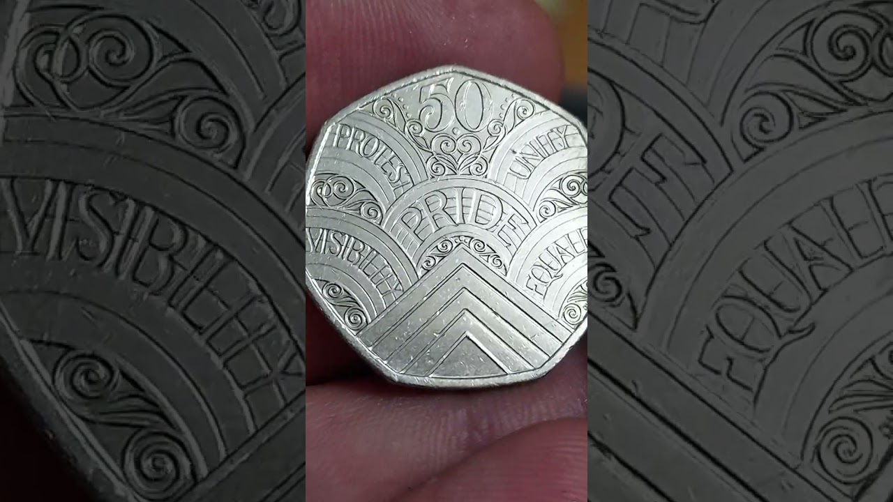 UK 2022 PRIDE 50p Coin - COIN OF THE DAY EP300 #shorts