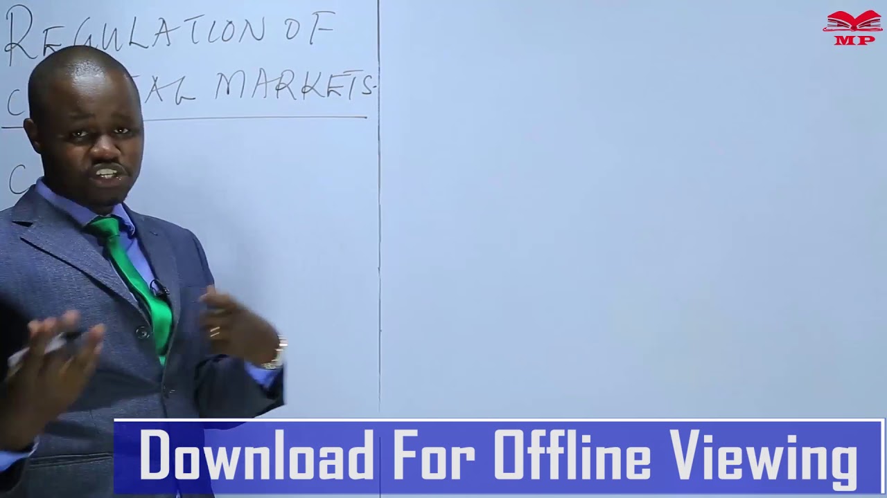 CS REGULATION OF CAPITAL MARKETS