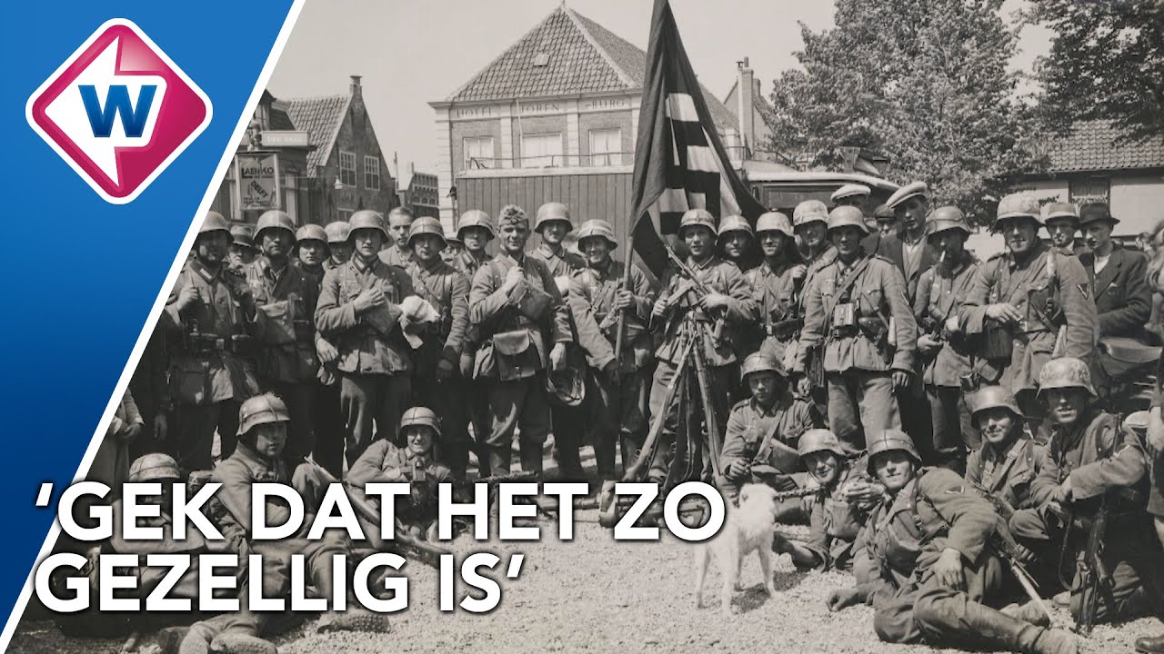 De Atlantikwall: Duitse invasie in Naaldwijk, inwoners met soldaten op de foto - OMROEP WEST