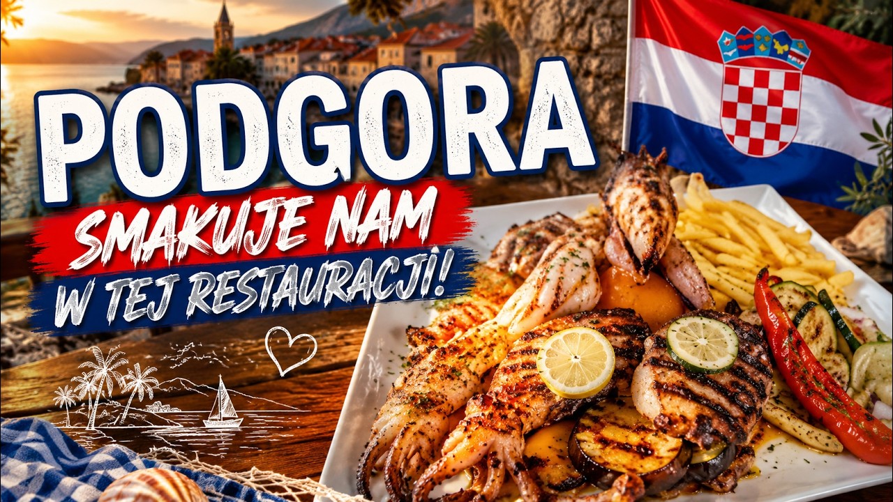 CHORWACJA Obiad w Restauracji Rachunek Menu Ceny Jedzenie Promenada Bulwar Hit Croatia