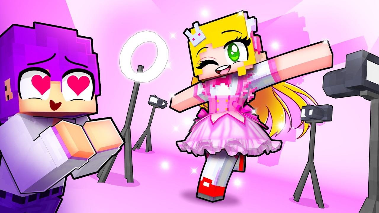 My CRUSH is a Cosplayer in Minecraft!