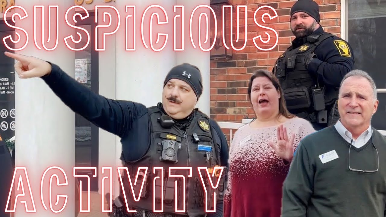 Purposely Being Suspicious On A Sidewalk - First Amendment 