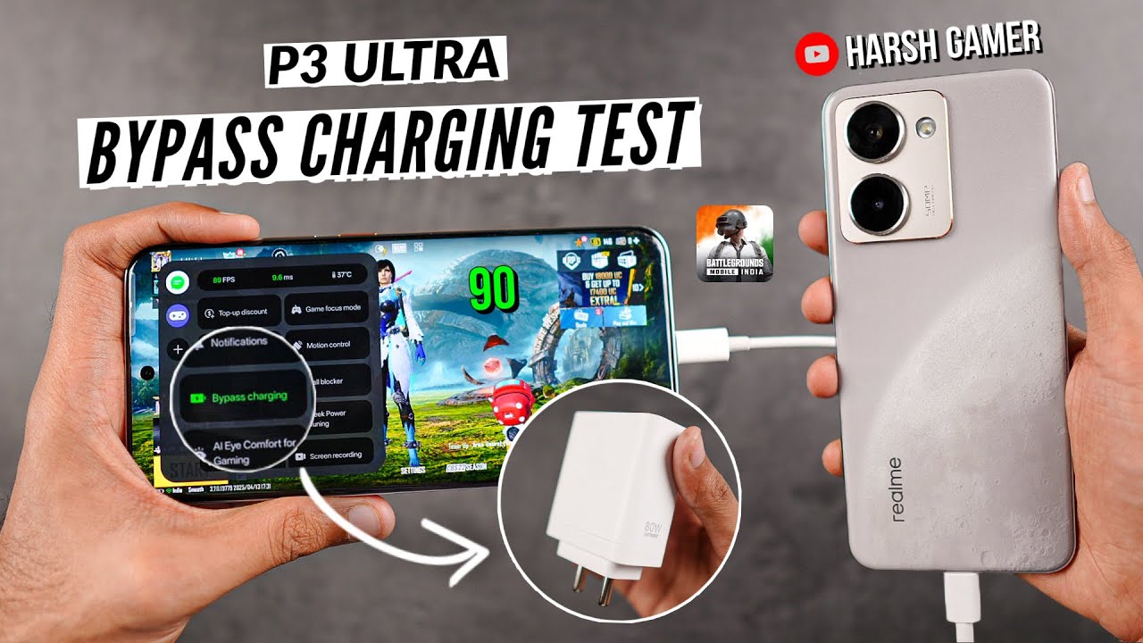 Realme P3 Ultra - BGMI Bypass Charging Test, Heating & Battery Test 🔥