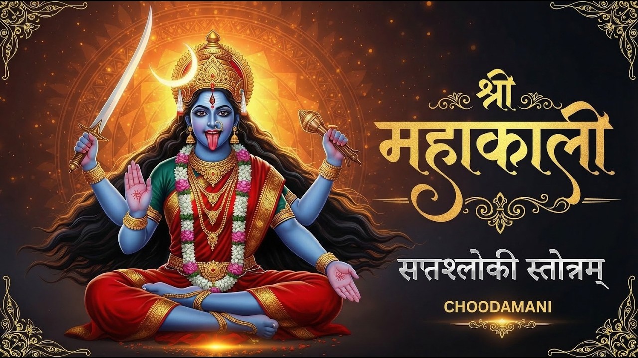 श्री काली सप्तश्लोकी स्तोत्रम् | Shri Kali Saptashloki Stotra | Powerful Kali Mantra | Navratri