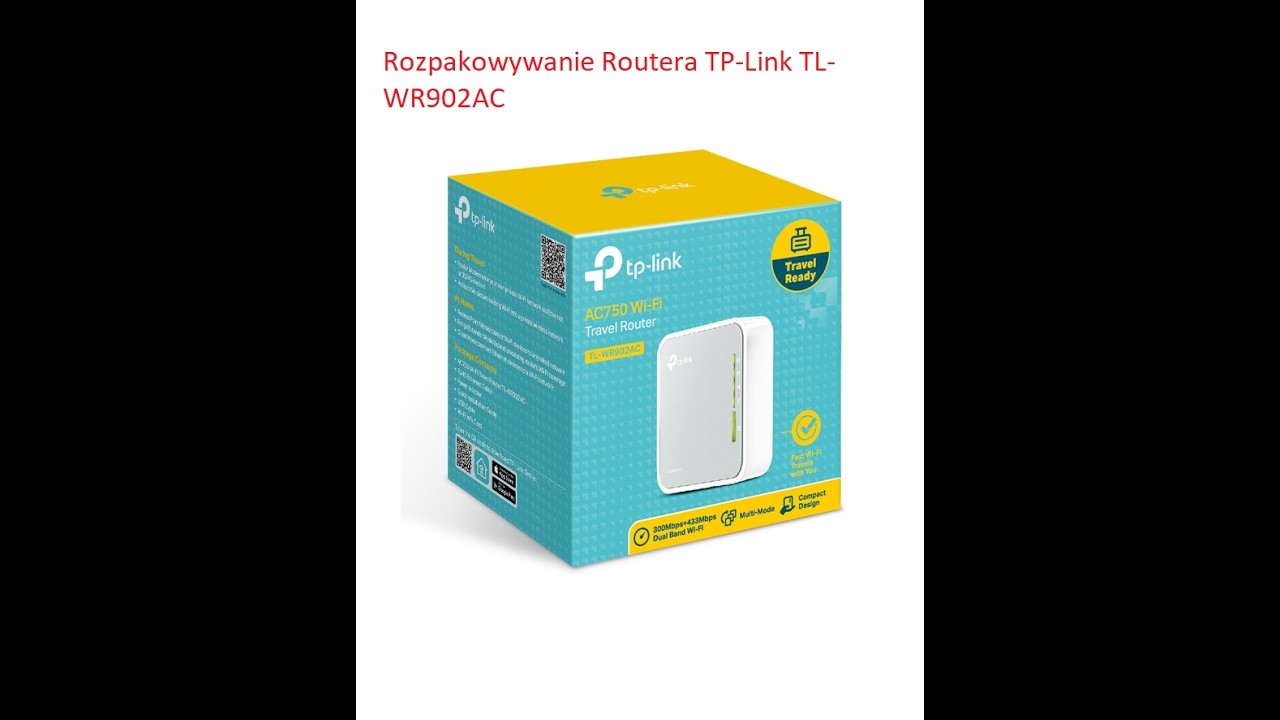 Kompaktowy router podróżny TP-Link TL-WR902AC | Standard AC750