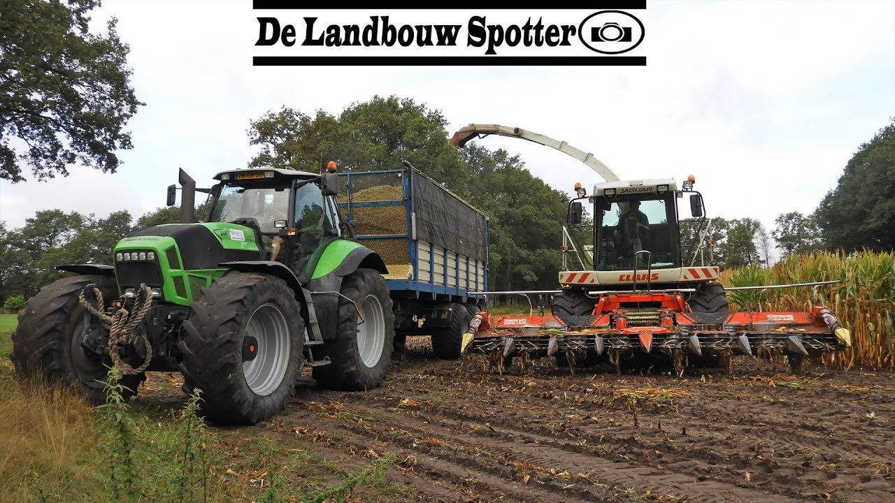Mais hakselen 2018 | Winkelhorst | Claas Jaguar 870 | Harvesting maize l 3 X Deutz Fahr l Rekken