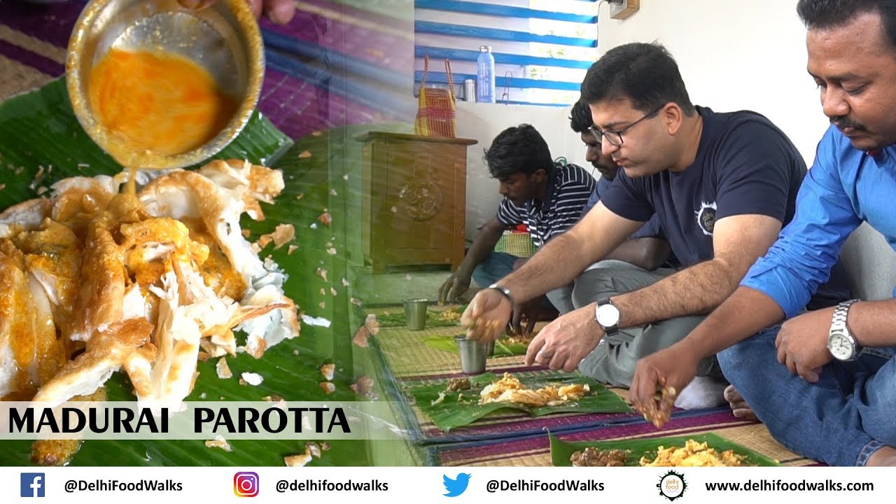 Madurai Food Tour - Madurai PAROTTA - Egg PAAYA - Fishlette (Fish Omelette)
