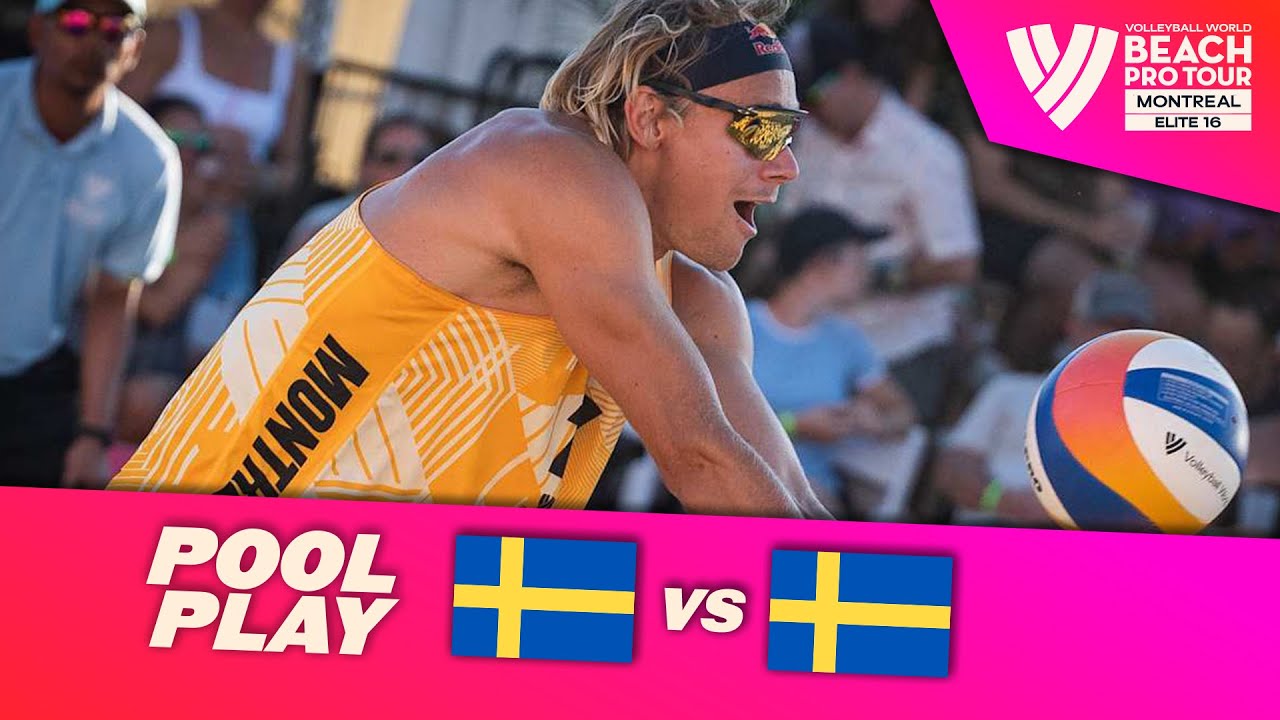 Ahman/Hellvig vs. Hölting/Andersson - Pool Play Highlights | Montreal 2025 #BeachProTour