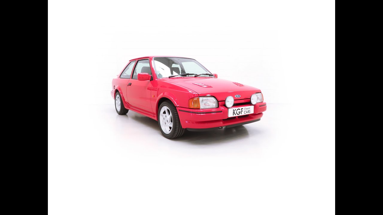 A Sensational Ford Escort RS Turbo Series 2 with Two Owners and 27,153 Miles - SOLD!