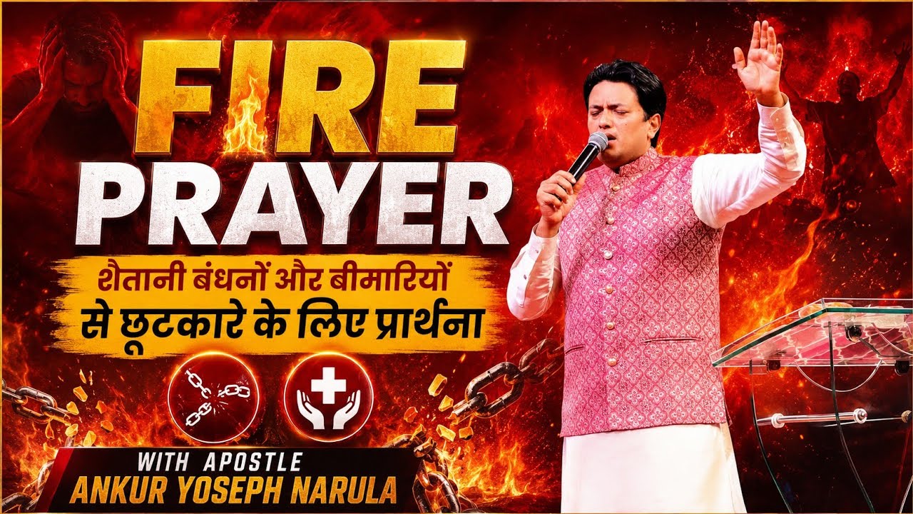 POWERFUL FIRE PRAYER WITH APOSTLE ANKUR YOSEPH NARULA || ANM FIRE PRAYER || @AnkurNarulaMinistries 