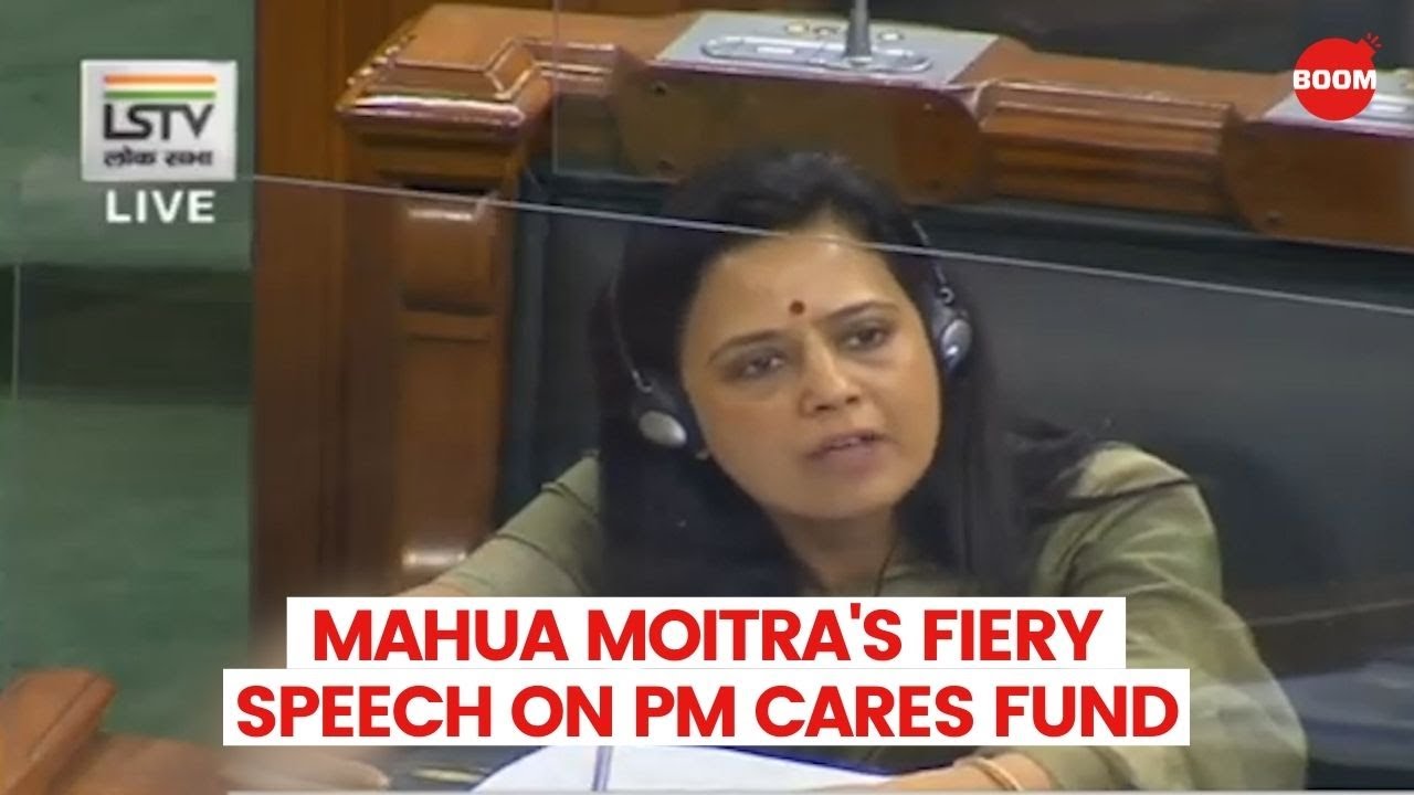 Mahua Moitra's Fiery Speech On PM CARES Fund | Monsoon Session 2020 | BOOM