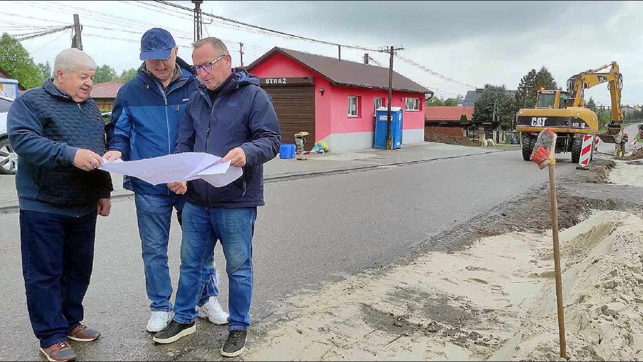 Budowa chodnika w Będziemyślu