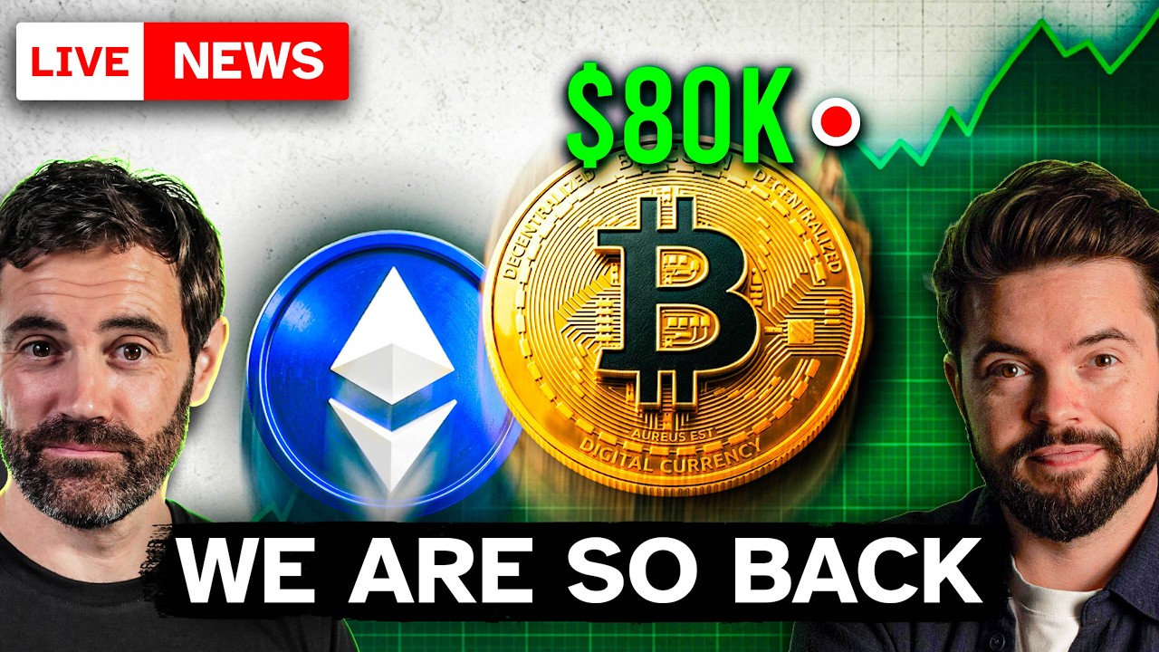 Шорты по биткоину ликвидированы, ETH растет, а дальше $80 тысяч?