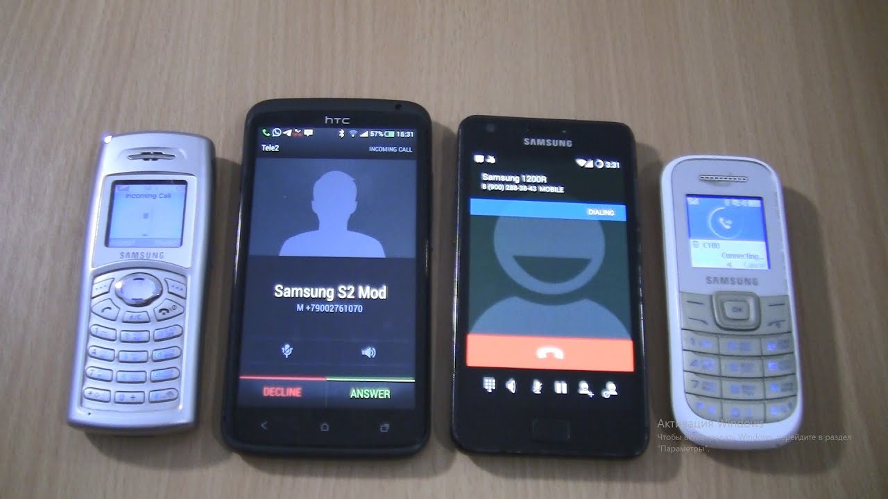 Incoming call & Outgoing call at the Same time Samsung  1200M + C100+S2  CyanogenMod+HTC ONE X