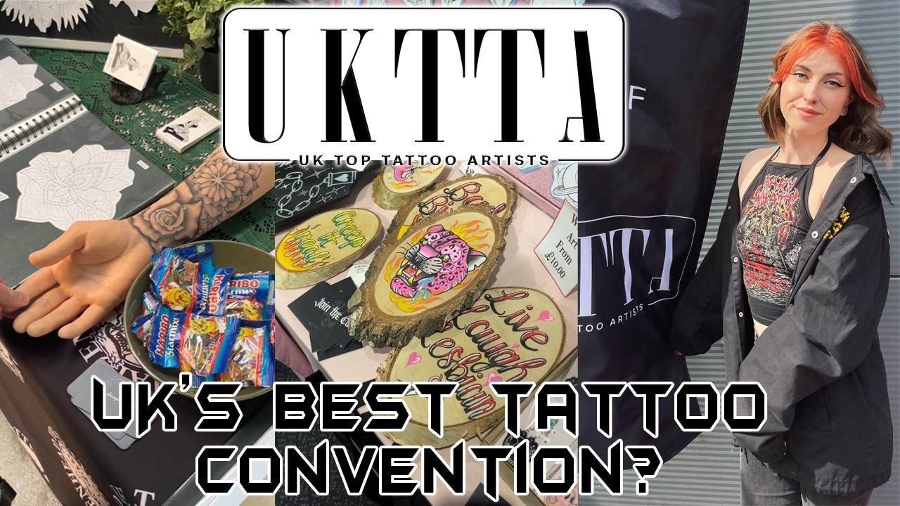 The BEST Tattoo Convention In The UK? (UKTTA 2025 Vlog & Haul)