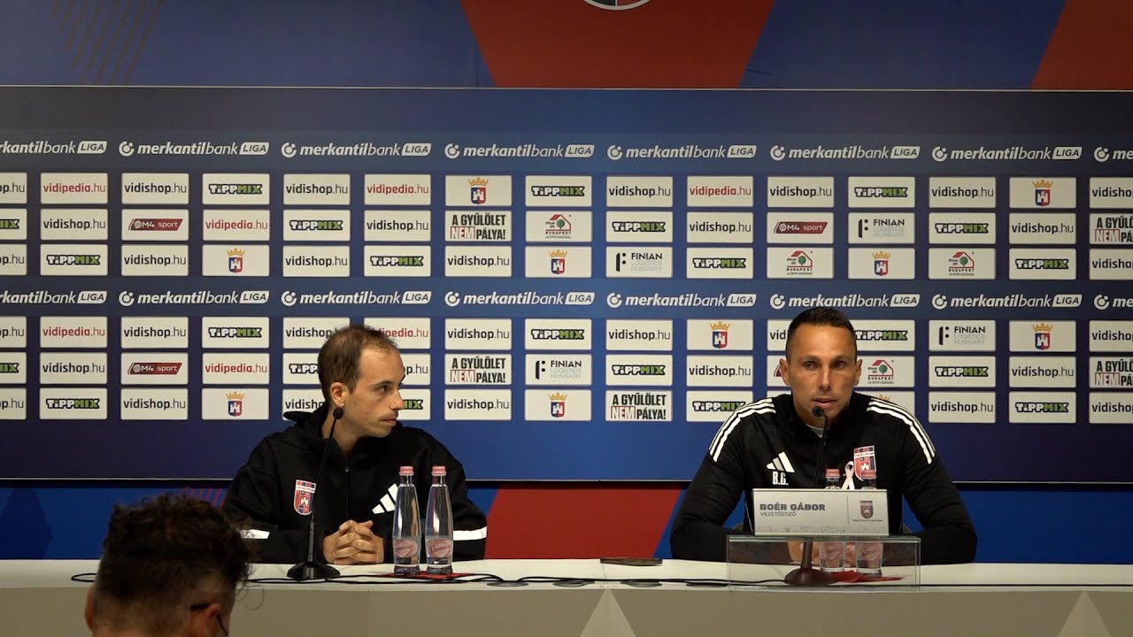 Videoton FC Fehérvár - Mezőkövesd Zsóry FC (1-1) | Mérkőzés utáni sajtótájékoztató