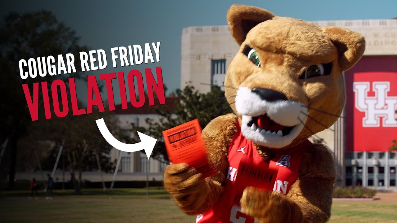 Shasta Hands Out Tickets to People Not Wearing Red