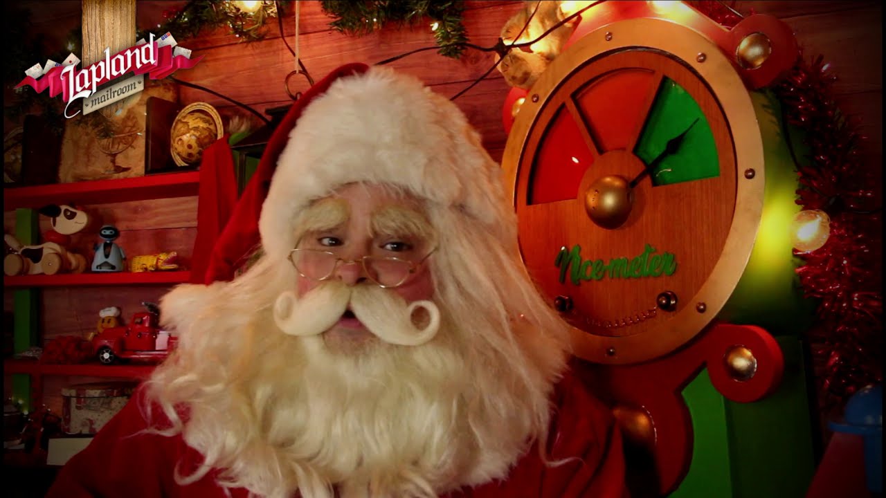 "The Nice-Meter" Video Message From Santa