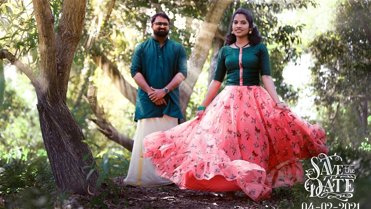 KERALA TRADITIONAL SAVE THE DATE 2021 - AKHIL + MRUNALINI - WEDDING / MALAYALAM !! HD