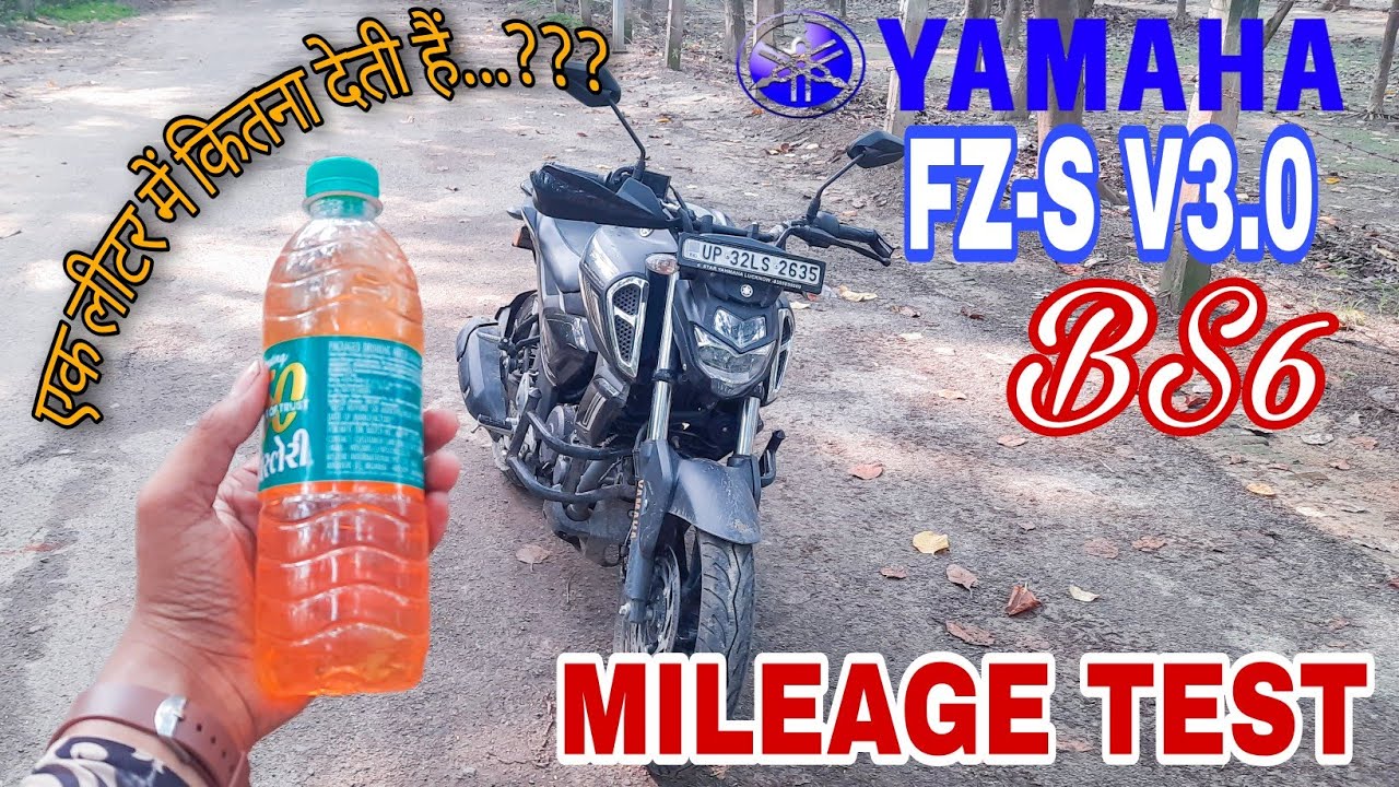 Yamaha FZ-S V3 Bs6 City Mileage Test | Real Mileage | Color | 2021 1Ltr Mileage Test...? Ashish AKC