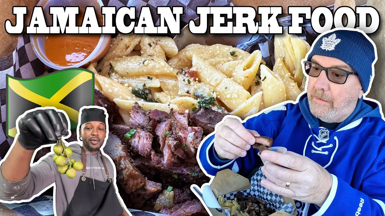 Jamaican Soup and Jerk Pork Pasta