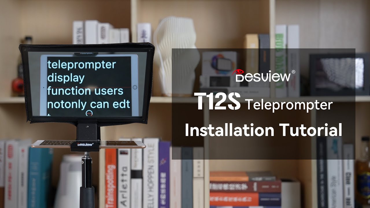 📜T12S Teleprompter - One-Click Setup &middot; Pro-Level Shooting Assistant