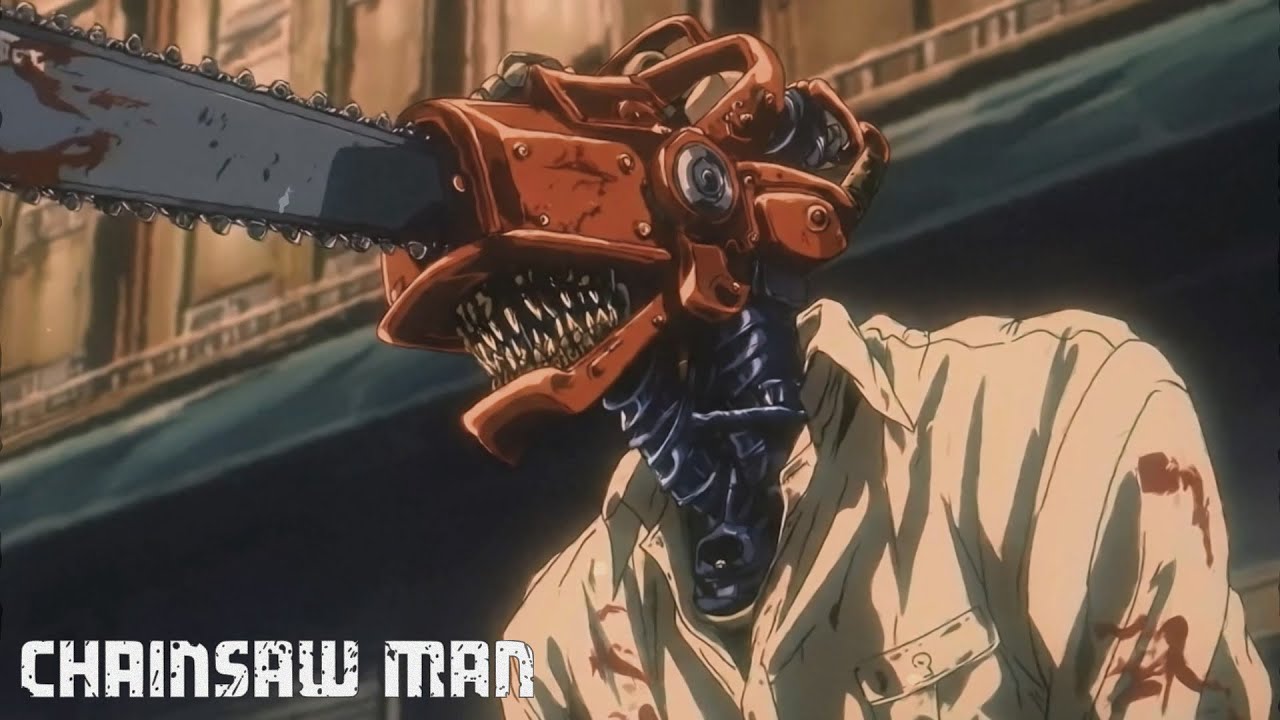 Chainsaw Man 80s Retro Anime Style