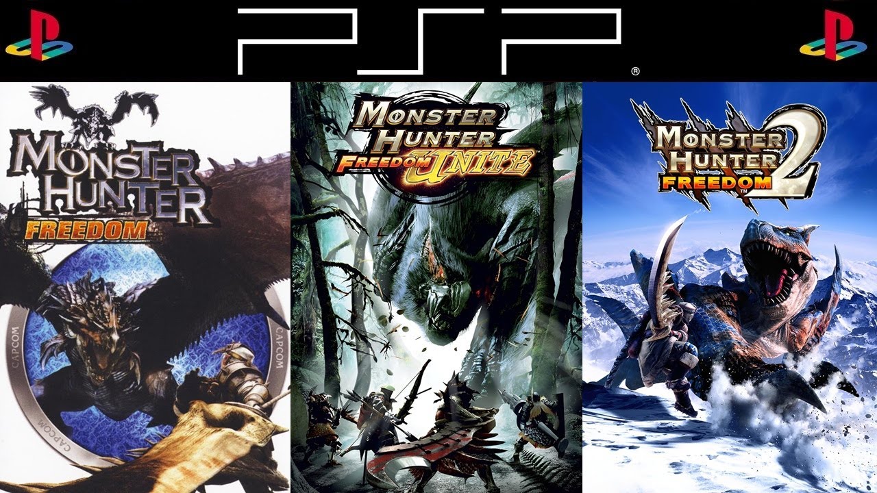 All Monster Hunter Games on PSP