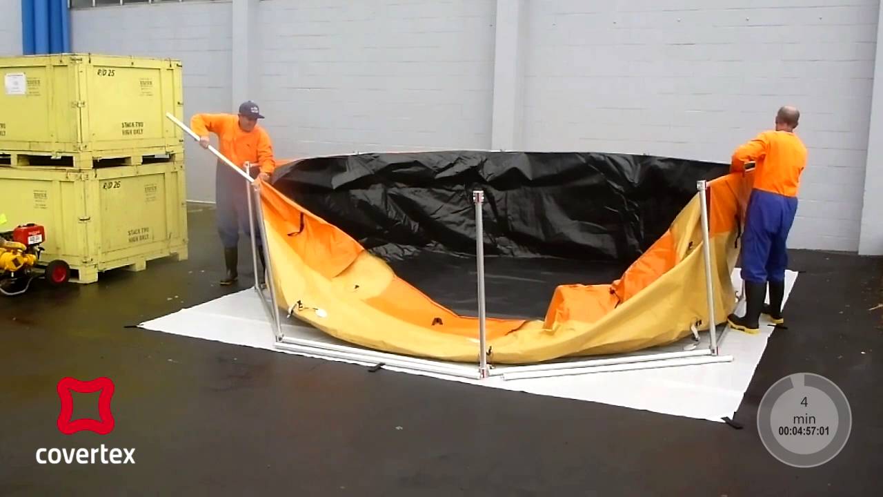 Frame Tank - Rapidly deployable storage tanks - Covertex Ltd