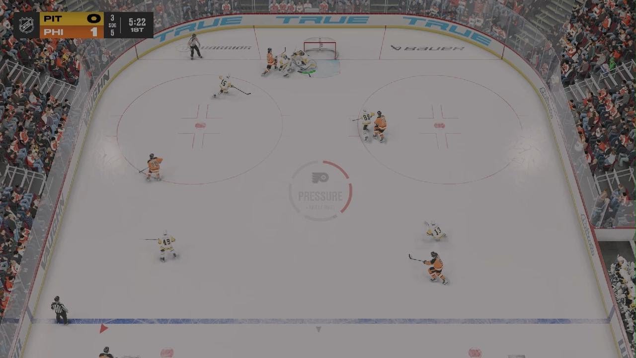 NHL 26 Philly flyas vs Pittsburgh Penguins pre season game Psfive winner 💴💴💴💴
