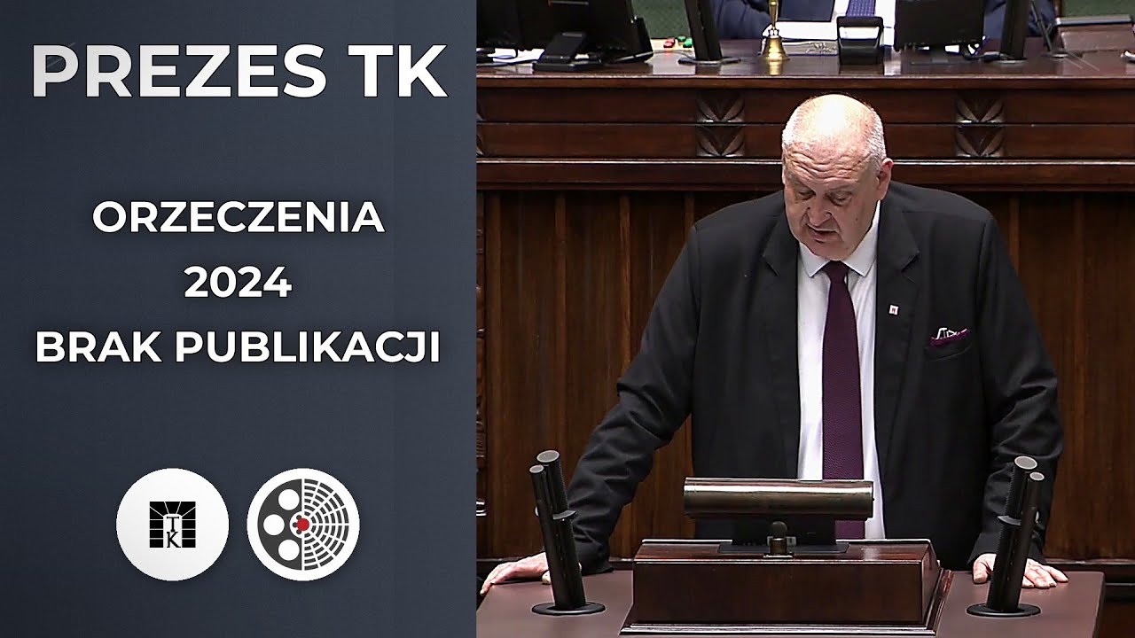 Trybunał Konstytucyjny: raport 2024 o orzeczeniach i publikacji