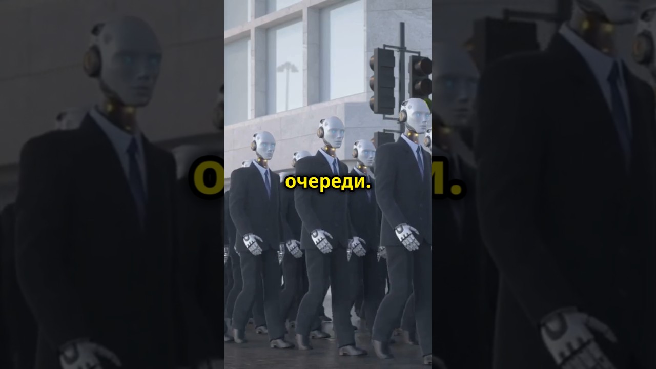 Очередь #scan #shorts #2025 #aimade #robot #tworobots #робот #дваробота #ии #шортс #технологии