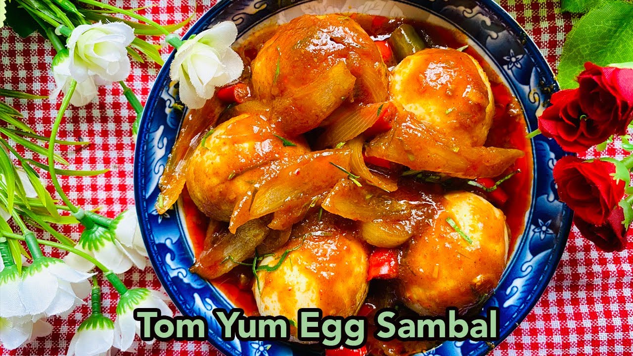 TOM YUM EGG STIR FRY (TELUR TUMIS TOM YUM) | Su's Cookbook