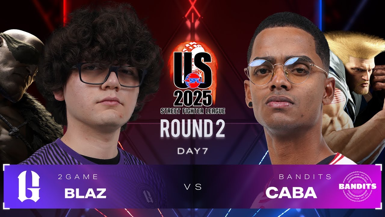 Blaz (Sagat) vs. Caba (Guile) - 2Game vs. Bandits - Street Fighter League US 2025 Day 7