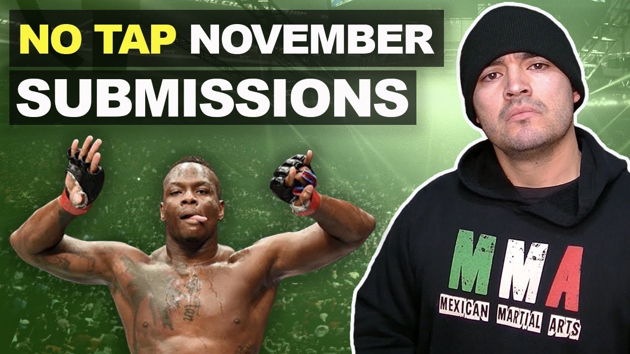 Top UFC/MMA Submissions for No Tap November