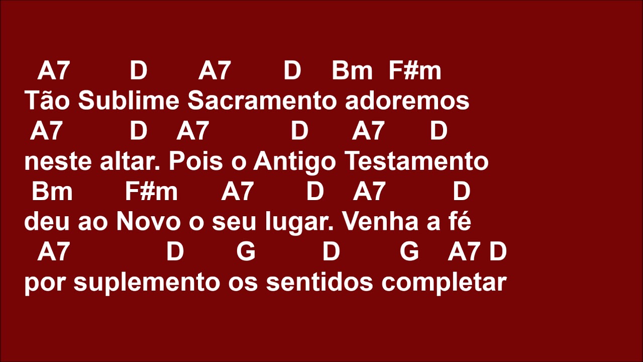 [ADORAÇÃO] 654 - TÃO SUBLIME