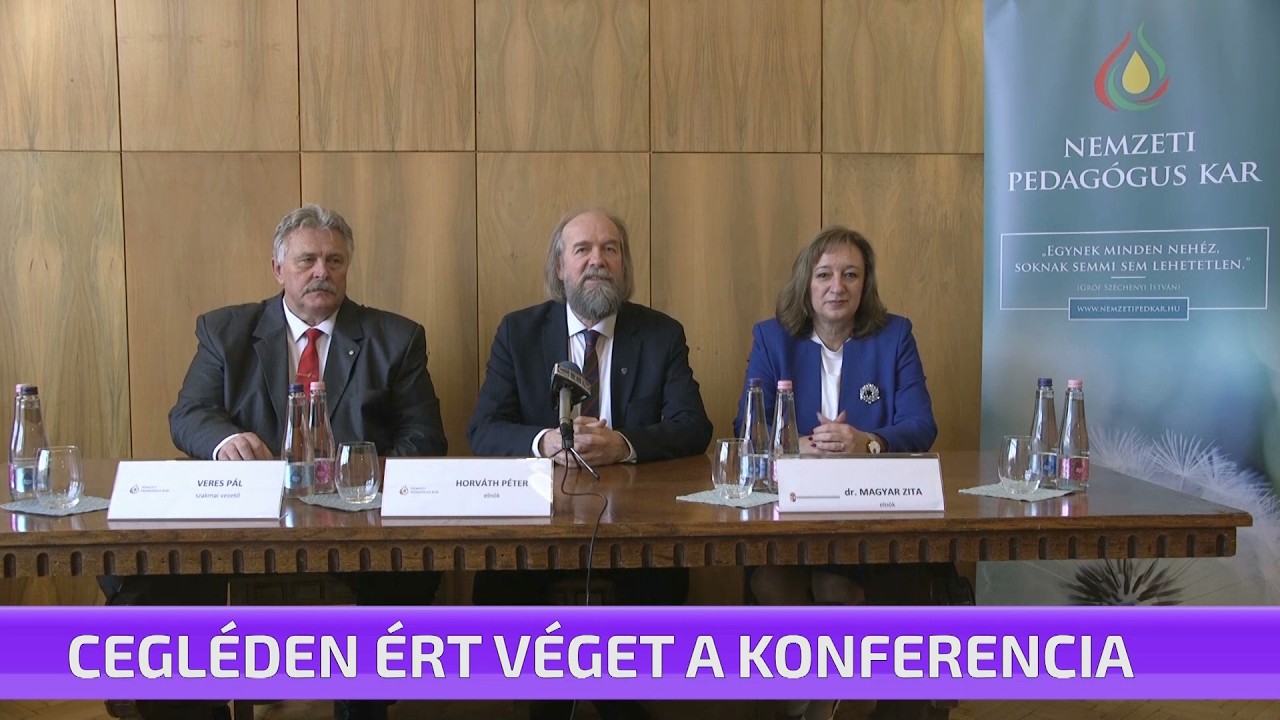 Tehetséggondozás és szakképzés - országos szakmai vezetők sajtótájékoztatója Cegléden - összefoglaló
