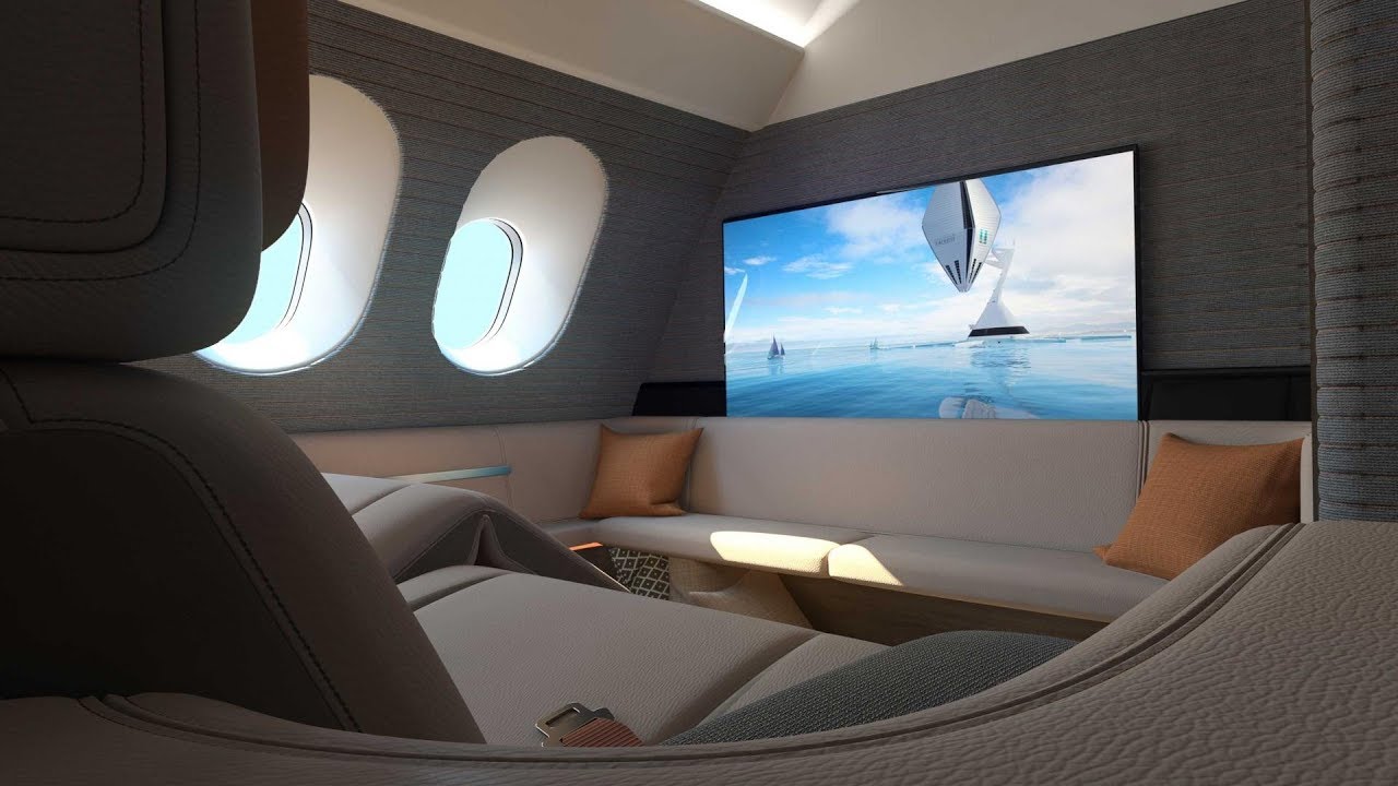 Airplane First Class Cabin White Noise &brvbar; Relaxing White Noise &brvbar; 1 Hour